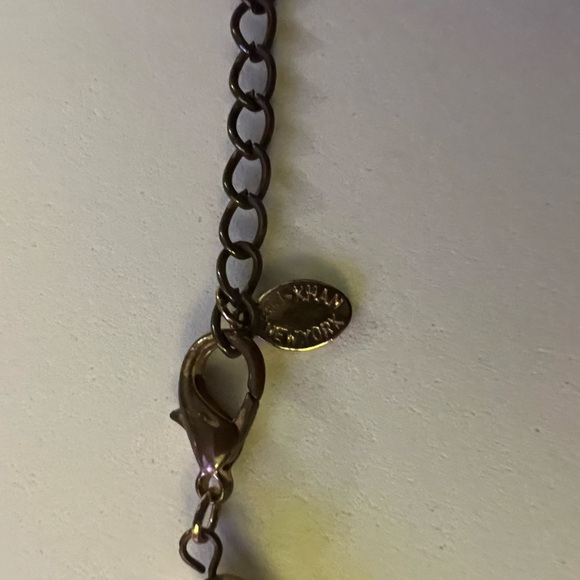 Ali Khan New York signed red / topaz / bronze crystal necklace - Picture 3 of 4